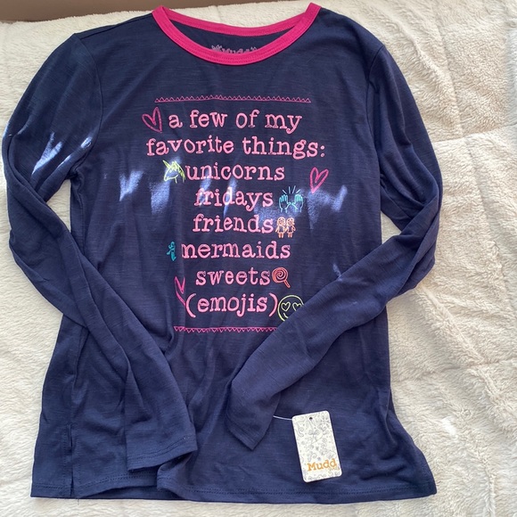 🏷NWT  Girls Mudd Long Sleeve Shirt - Picture 1 of 4